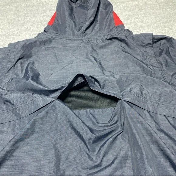 Nike Jacket Mens XXL Gray Pullover Scuba Hoodie Storm Anorak Warmup Athlete 2XL - Picture 7 of 14
